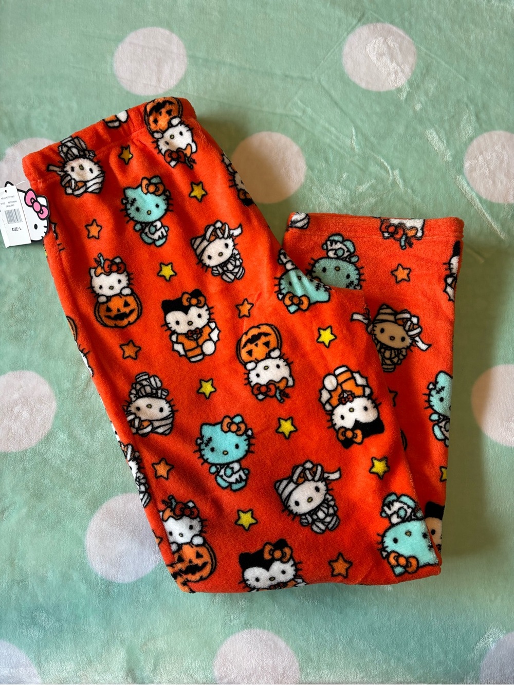 Halloween hello kitty pajama pants